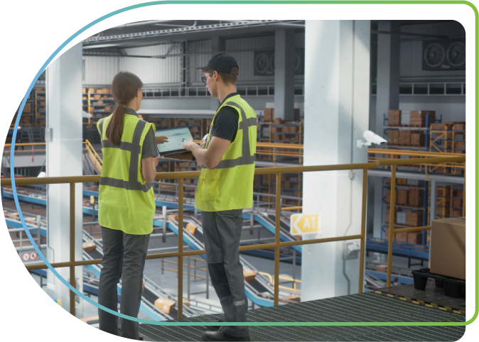 Visual highlighting Ohio industries AWE serves